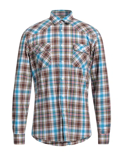 Grey Daniele Alessandrini Shirts In Brown