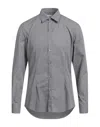 Grey Daniele Alessandrini Shirts In Brown