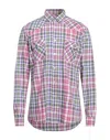 Grey Daniele Alessandrini Shirts In Pink