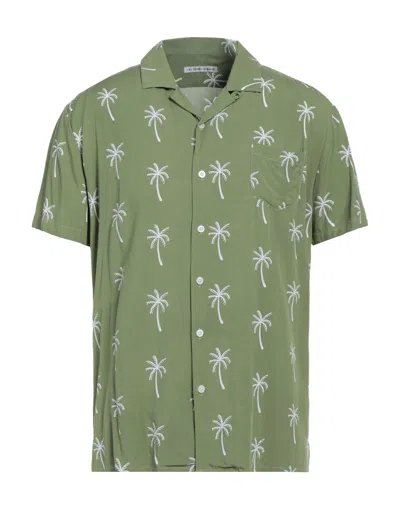 Grey Daniele Alessandrini Shirts In Green