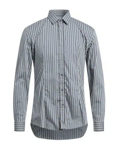 Grey Daniele Alessandrini Man Shirt Grey Size 15 Cotton