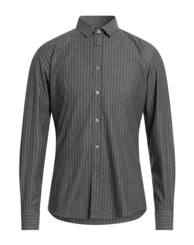 Grey Daniele Alessandrini Man Shirt Light Grey Size 15 ½ Cotton In Multi