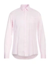 Grey Daniele Alessandrini Man Shirt Light Pink Size 16 ½ Cotton, Elastane