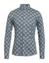 Grey Daniele Alessandrini Shirts In Blue