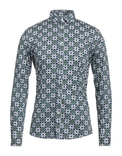 Grey Daniele Alessandrini Shirts In Blue
