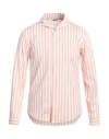 Grey Daniele Alessandrini Man Shirt Antique Rose Size M Cotton, Polyamide, Elastane In Pink