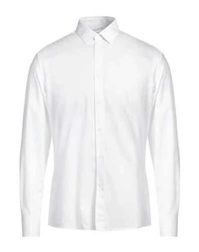 Grey Daniele Alessandrini Man Shirt White Size 15 ¾ Cotton