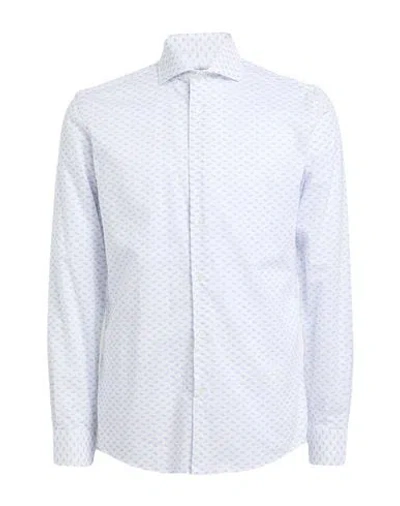 Grey Daniele Alessandrini Man Shirt White Size 15 ¾ Cotton