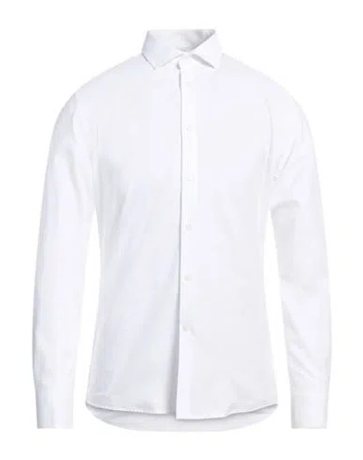 Grey Daniele Alessandrini Man Shirt White Size 15 ¾ Cotton