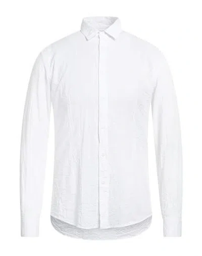 Grey Daniele Alessandrini Man Shirt White Size 15 ¾ Cotton