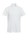 Grey Daniele Alessandrini Man Shirt White Size 15 ¾ Viscose In White