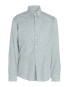 Grey Daniele Alessandrini Man Shirt White Size 16 Cotton In White