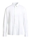 Grey Daniele Alessandrini Man Shirt White Size 16 ½ Cotton, Elastane In White