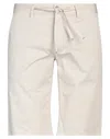 Grey Daniele Alessandrini Man Shorts & Bermuda Shorts Beige Size 26 Cotton, Elastane In Beige