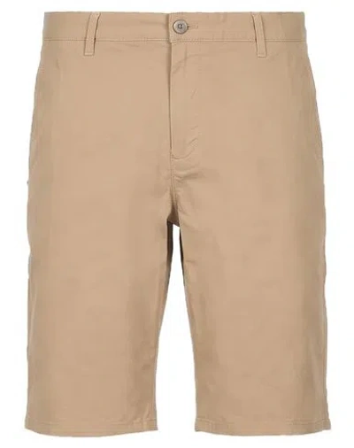 Grey Daniele Alessandrini Man Shorts & Bermuda Shorts Sand Size 29 Cotton, Elastane In Neutral