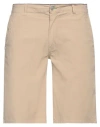 Grey Daniele Alessandrini Man Shorts & Bermuda Shorts Sand Size 31 Cotton, Elastane In Beige