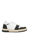 Grey Daniele Alessandrini Man Sneakers Black Size 6 Leather