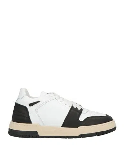 Grey Daniele Alessandrini Man Sneakers Black Size 6 Leather
