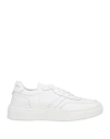 Grey Daniele Alessandrini Man Sneakers White Size 12 Leather