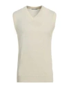 Grey Daniele Alessandrini Man Sweater Beige Size 38 Wool, Polyamide In Beige