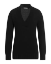Grey Daniele Alessandrini Man Sweater Black Size 40 Acrylic, Wool In Black