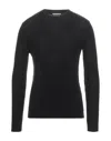 Grey Daniele Alessandrini Sweaters In Black