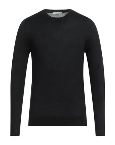 Grey Daniele Alessandrini Man Sweater Black Size 42 Wool, Acrylic