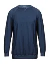 Grey Daniele Alessandrini Sweaters In Blue