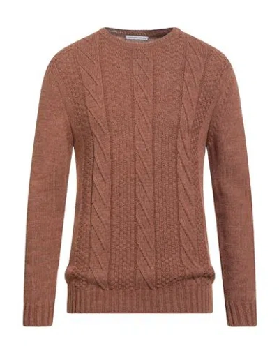 Grey Daniele Alessandrini Man Sweater Brown Size 38 Acrylic, Wool, Alpaca Wool