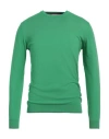 Grey Daniele Alessandrini Man Sweater Green Size 36 Cotton