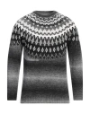 Grey Daniele Alessandrini Man Sweater Grey Size 42 Acrylic, Wool, Alpaca Wool, Polyamide, Viscose In Grey