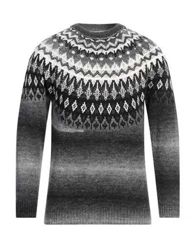 Grey Daniele Alessandrini Man Sweater Grey Size 42 Acrylic, Wool, Alpaca Wool, Polyamide, Viscose