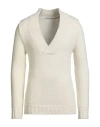 Grey Daniele Alessandrini Man Sweater Ivory Size 36 Acrylic, Wool