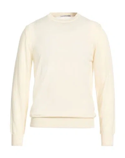 Grey Daniele Alessandrini Man Sweater Ivory Size 38 Wool In Neutral