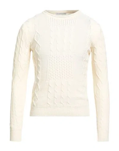 Grey Daniele Alessandrini Man Sweater Ivory Size 38 Wool, Polyamide In White