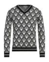 Grey Daniele Alessandrini Man Sweater Ivory Size 40 Wool, Acrylic In White
