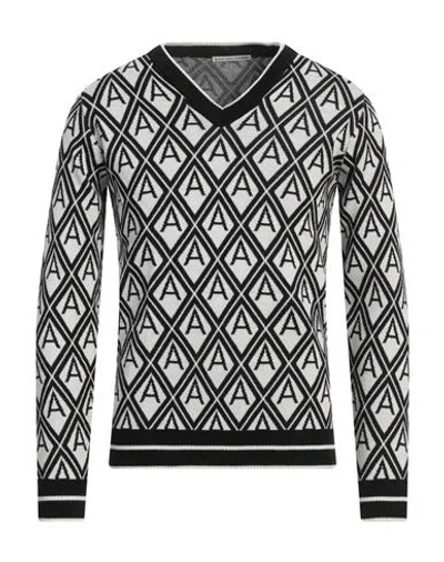 Grey Daniele Alessandrini Man Sweater Ivory Size 40 Wool, Acrylic In White
