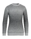 Grey Daniele Alessandrini Man Sweater Light Grey Size 40 Acrylic, Wool, Polyamide In Grey
