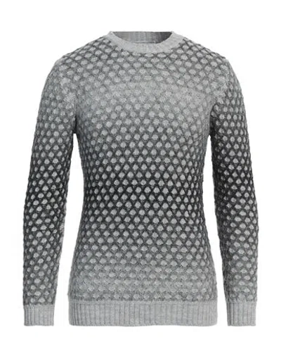 Grey Daniele Alessandrini Man Sweater Light Grey Size 40 Acrylic, Wool, Polyamide