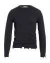 Grey Daniele Alessandrini Man Sweater Midnight Blue Size 36 Cotton