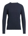 Grey Daniele Alessandrini Man Sweater Midnight Blue Size 38 Viscose, Polyamide, Wool, Cashmere In Blue