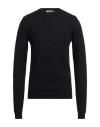 Grey Daniele Alessandrini Man Sweater Midnight Blue Size 44 Wool, Polyamide