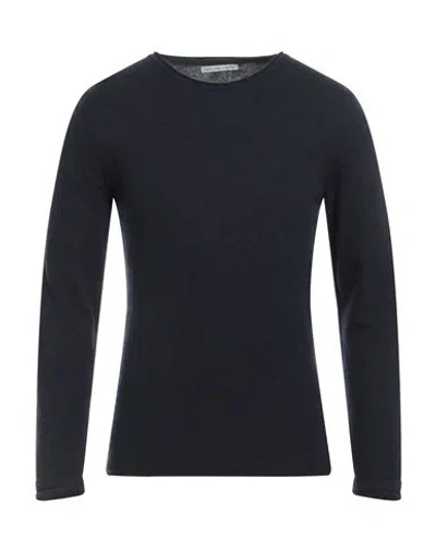 Grey Daniele Alessandrini Man Sweater Midnight Blue Size 42 Wool, Polyamide, Viscose, Cashmere