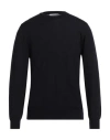 Grey Daniele Alessandrini Man Sweater Navy Size 42 Wool In Blue