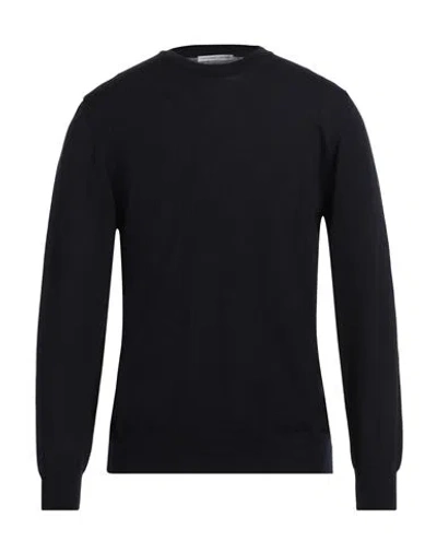 Grey Daniele Alessandrini Man Sweater Navy Size 42 Wool In Blue