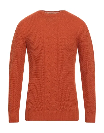 Grey Daniele Alessandrini Sweaters In Red