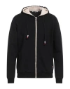 Grey Daniele Alessandrini Man Sweatshirt Black Size Xl Cotton