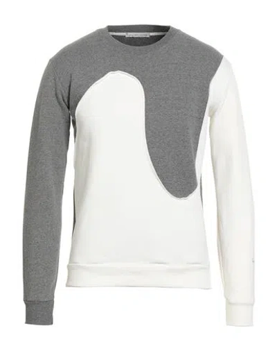 Grey Daniele Alessandrini Man Sweatshirt Grey Size M Cotton In Gray