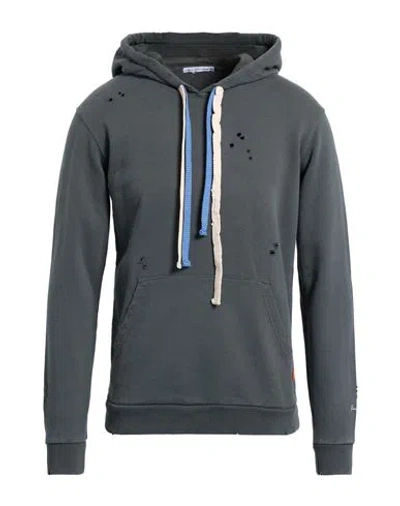 Grey Daniele Alessandrini Man Sweatshirt Military Green Size Xl Cotton In Gray