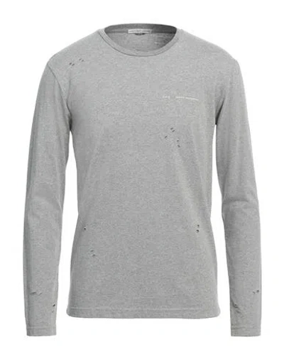 Grey Daniele Alessandrini Man T-shirt Grey Size M Cotton